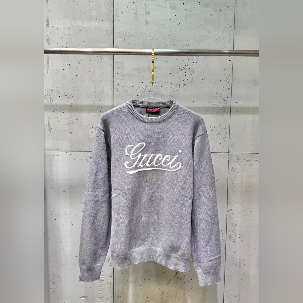 Gucci Women's Luxury Gray Sweater - Picture 2 of 8